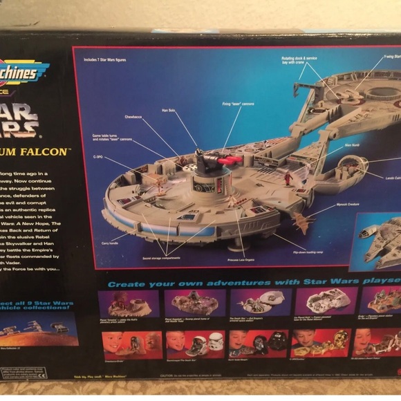 Star Wars Micro Machines "Millennium Falcon" New. - Picture 2 of 4